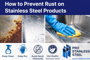 How to prevent rust on stainless steel products showing cleaning, drying, and maintenance tips